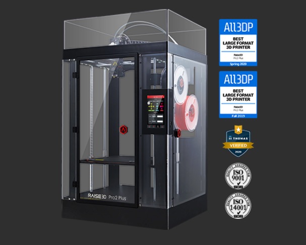 Raise3D Pro2 Plus Large Format 3d printer